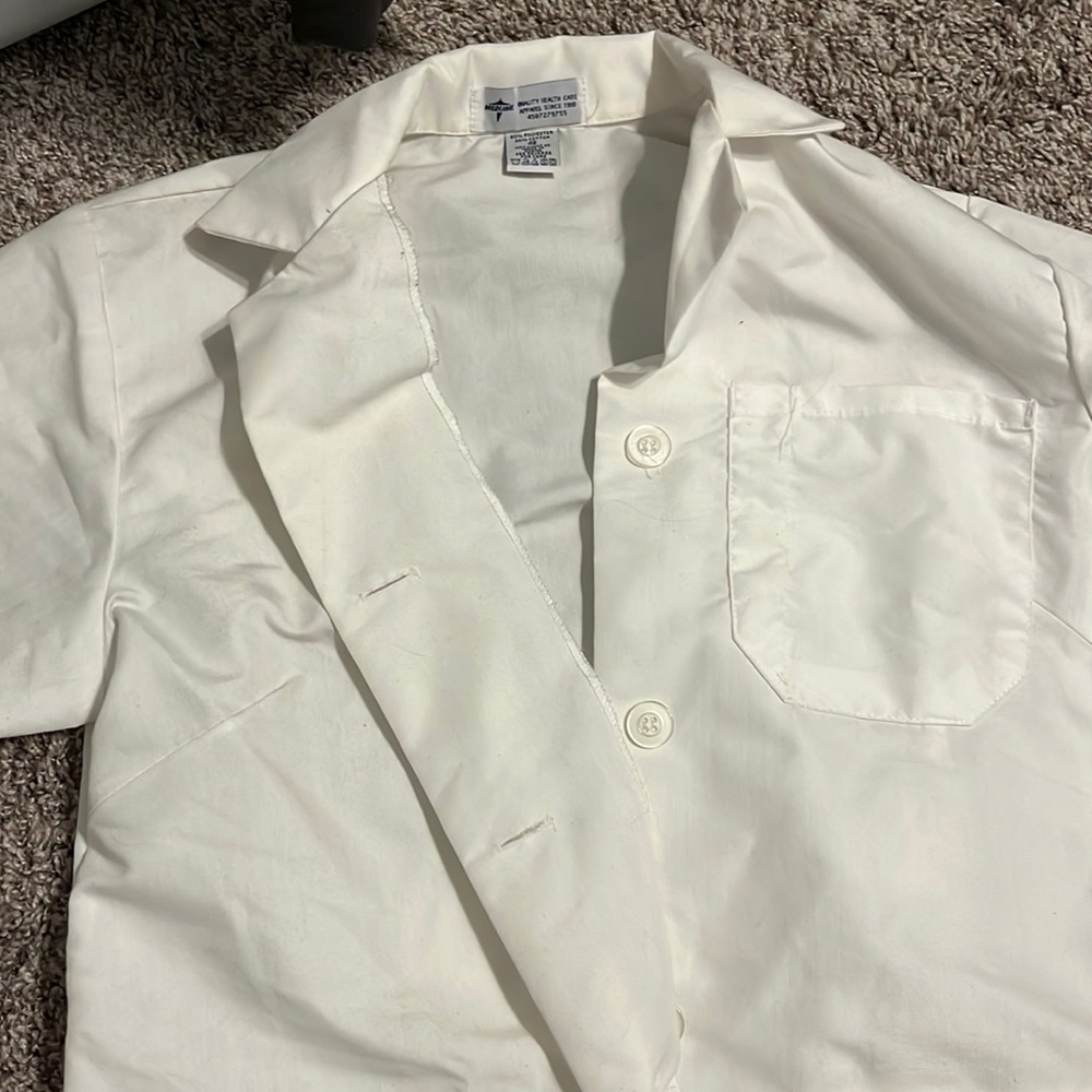 Long White Medline Lab Coat